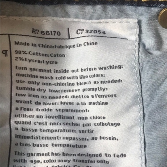 ANTHROPOLOGIE Pilcro Ankle Zip Low Rise Straight Jeans - Picture 8 of 8